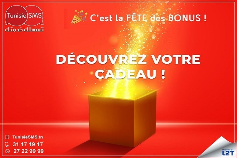 La Fête des BONUS chez TunisieSMS : l’événement incontournable pour booster vos campagnes SMS